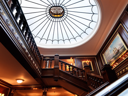 The Connaught - Mahogany Staircase