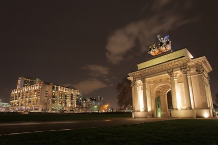 InterContinental London Park Lane - Exterior by Night