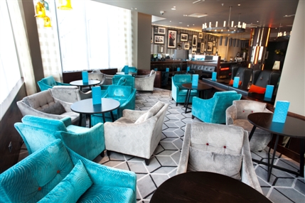 Hilton London Olympia Hotel - Society Bar seating
