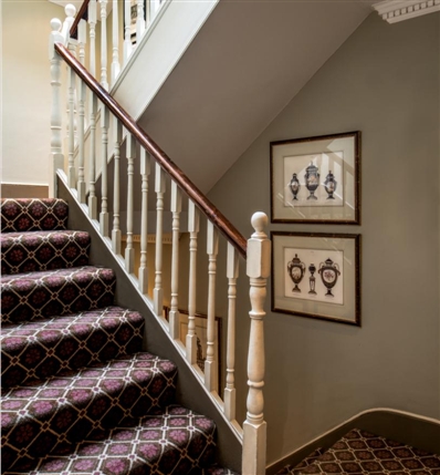 Cranley Hotel London - Stairwell decor