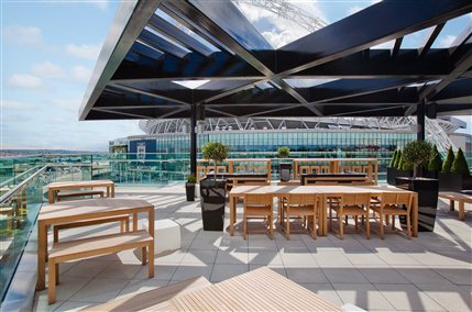 Hilton London Wembley - Roof Terrace