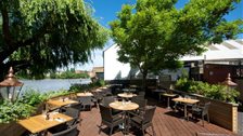 London's Best Beer Gardens - The Crabtree's view of the Thames London's Best Beer Gardens - The Crabtree's view of the Thames