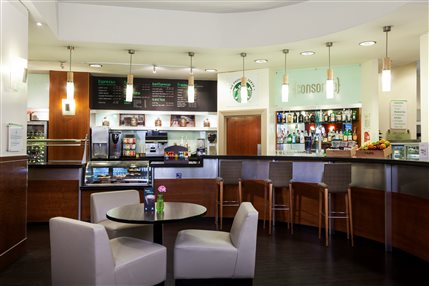 Holiday Inn London Kensington Forum - The Consortia (serves food and drink for lunch and dinner)