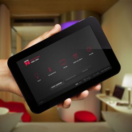 CitizenM London Bankside - Hotel room control tablet