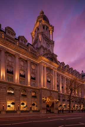 Rosewood London - Exterior by night