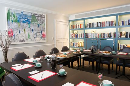 The Ampersand Hotel - The Library Room (Set up for a meeting)