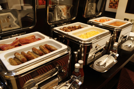 Amba Hotel Charing Cross - Executive Lounge serving complimentary breakfast and all-day refreshments